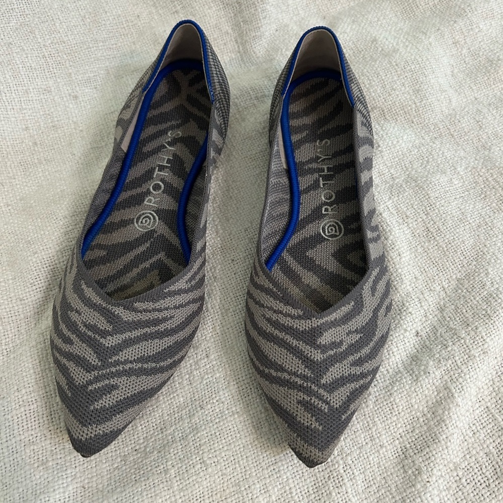 Rothy’s Gray Zebra The Point I